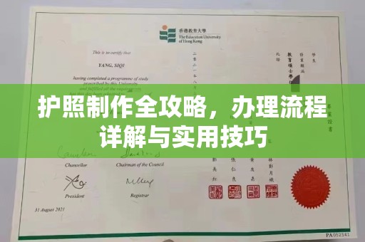 高明护照制作全攻略，办理流程详解与实用技巧